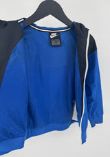 Windrunner Blauw Zwart Maat 110 / 116