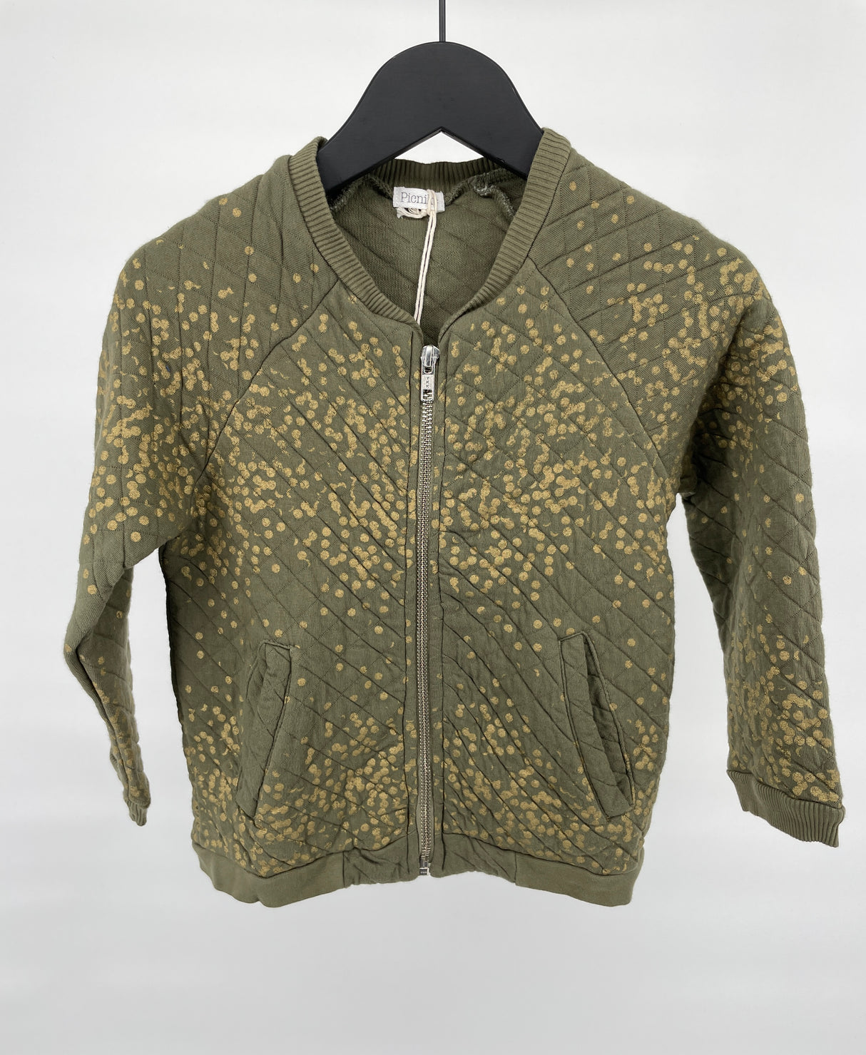 Vest Groen Goud Maat 104
