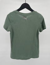 T-shirt Groen met Logo Maat 140