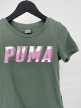 T-shirt Groen met Logo Maat 140