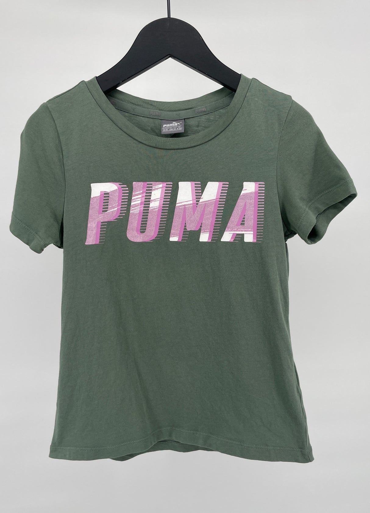 T-shirt Groen met Logo Maat 140