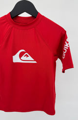 UV Surf Shirt Korte Mouw Rood Maat 116