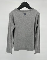 Longsleeve Grijs Moustache Maat 98