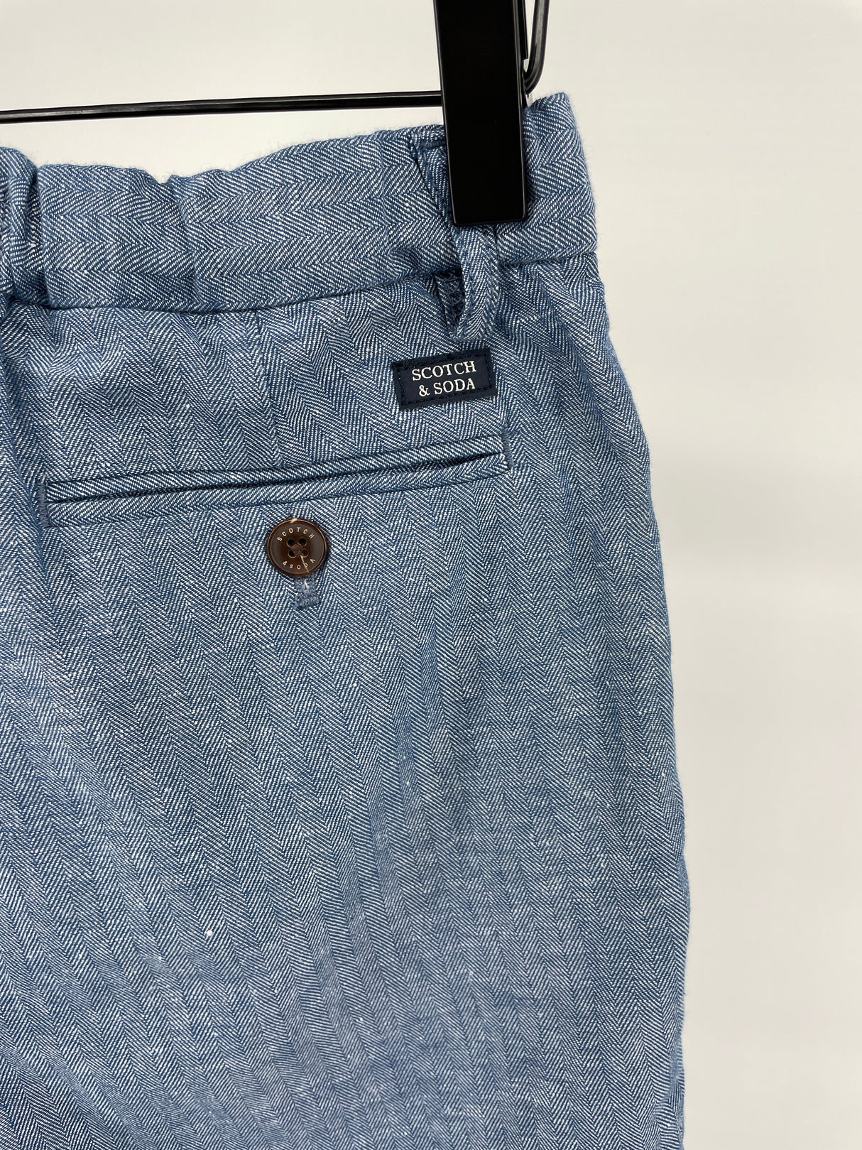 Korte Broek Chino Blauw Maat 128