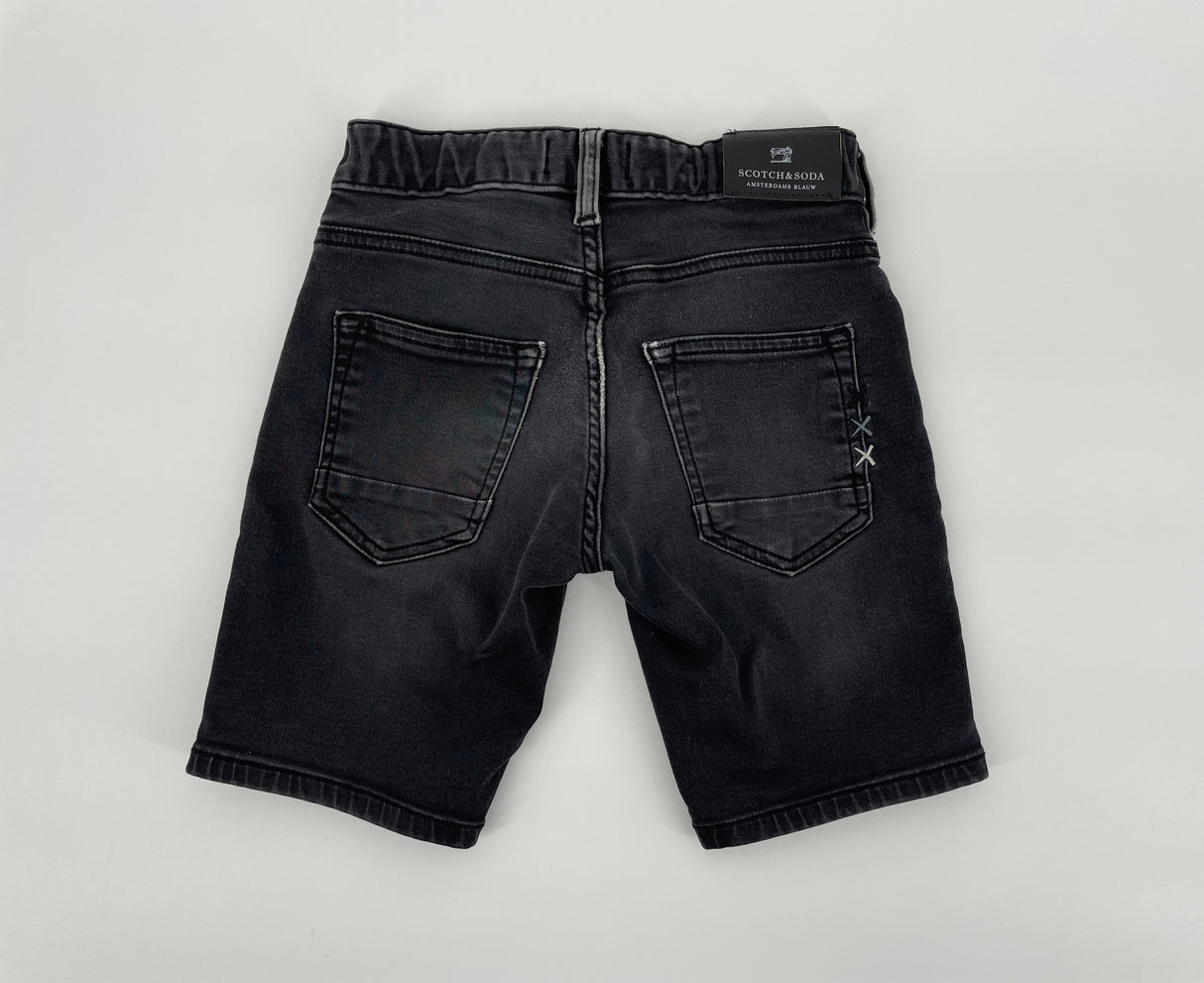 Korte Broek Donkergrijs Denim Maat 128