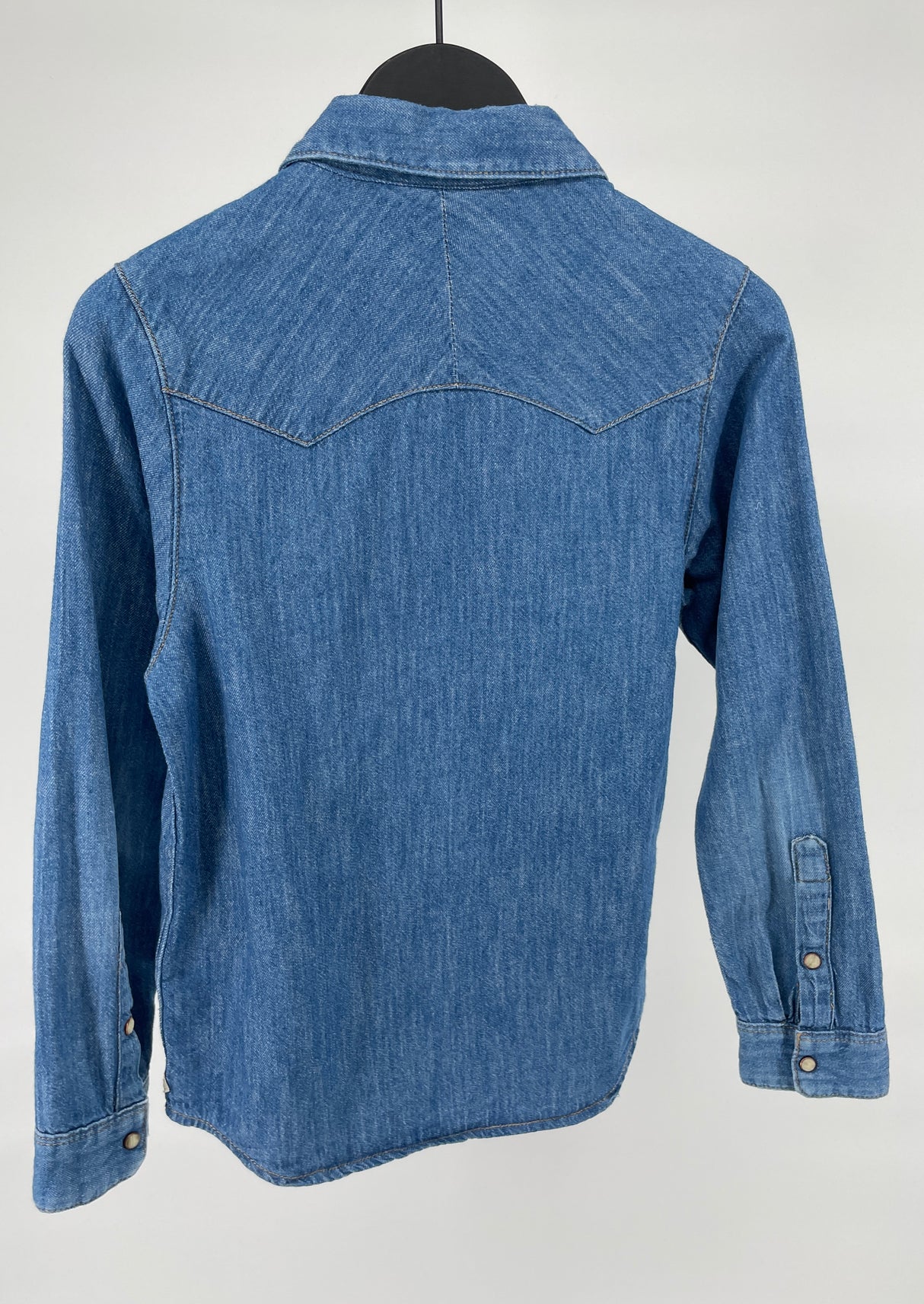 Overhemd Blauw Denim Maat 128