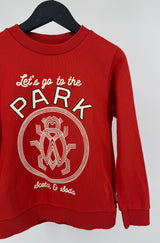 Trui Rood Let's Go To The Park Maat 116