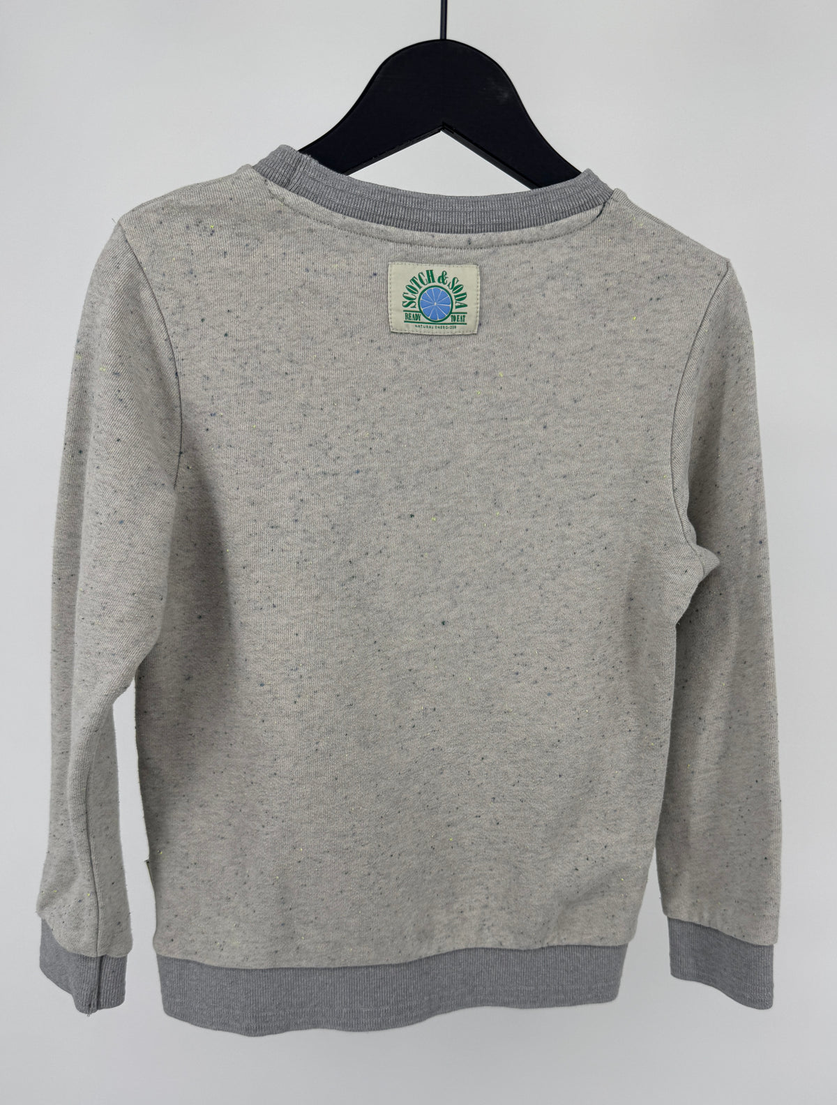 Trui Grijs Groene Print Ready To Eat Maat 116