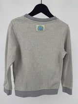 Trui Grijs Groene Print Ready To Eat Maat 116