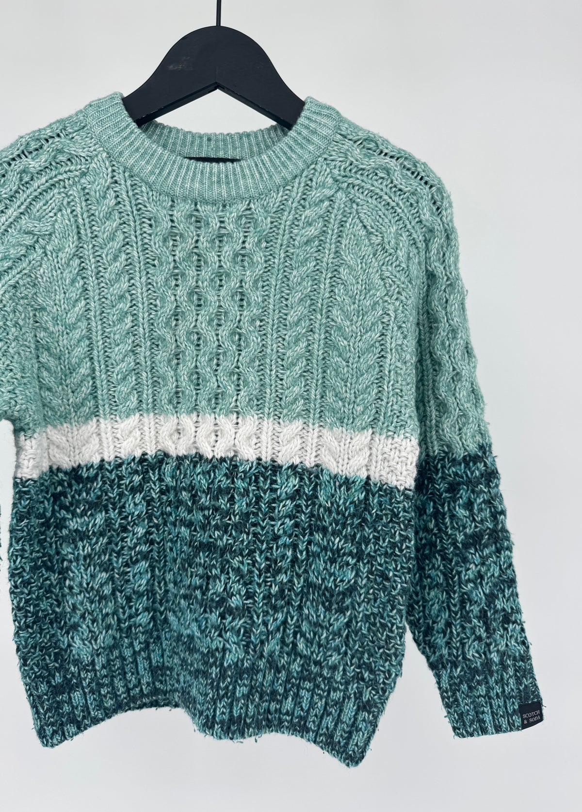 Trui Groen Gebreid Maat 116