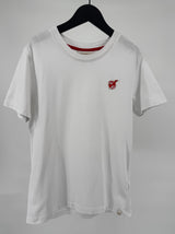T-shirt Wit Rood Vogeltje Maat 164