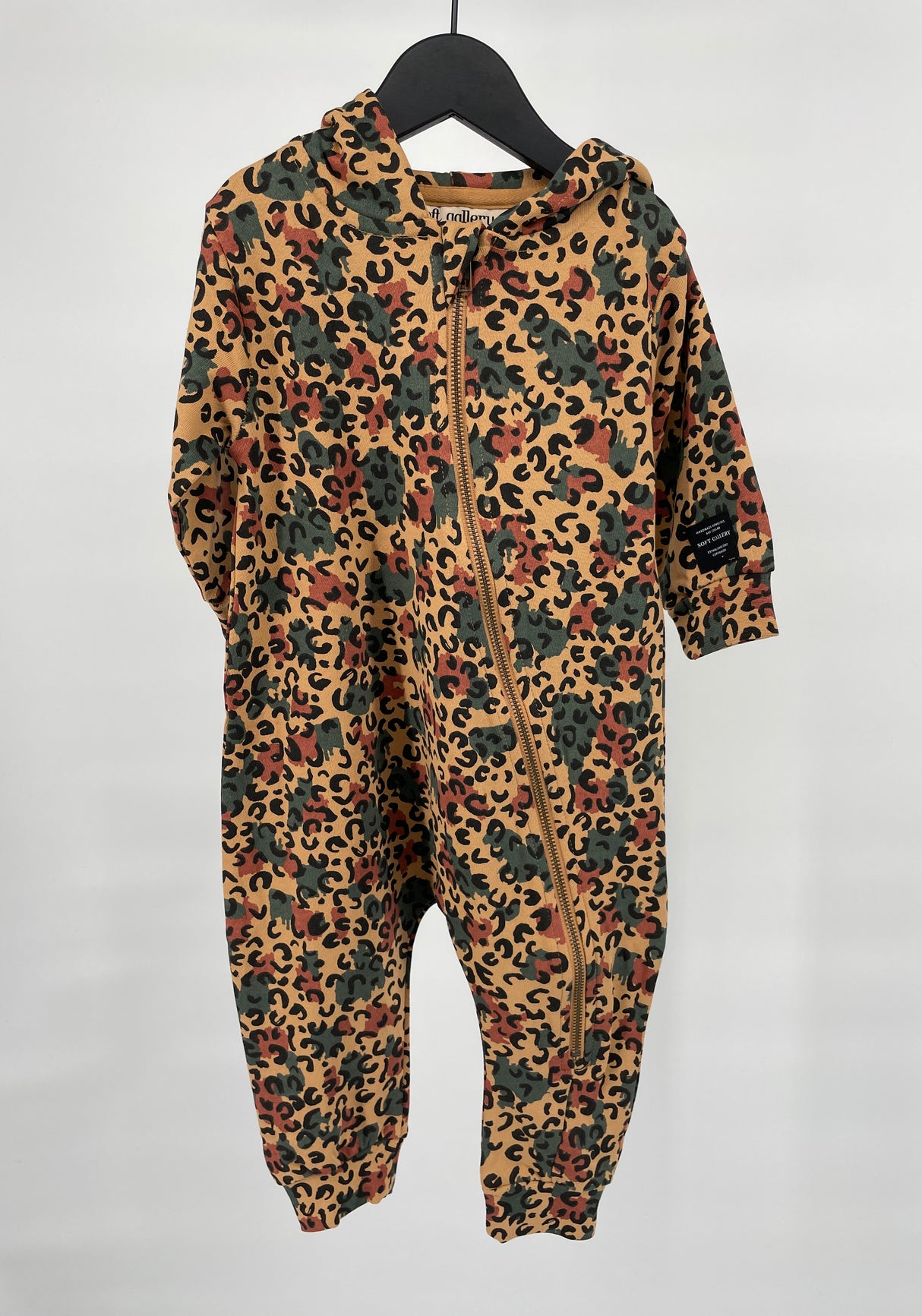 Jumpsuit Bruin met Camouflage Print