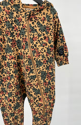 Jumpsuit Bruin met Camouflage Print