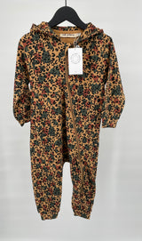 Jumpsuit Bruin met Camouflage Print