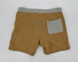 Korte Broek Blauw Bruin Color Block Maat 128