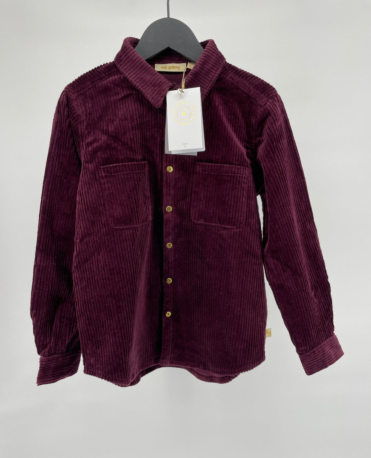 Soft Gallery Blouse Overhemd Bordeaux Corduroy