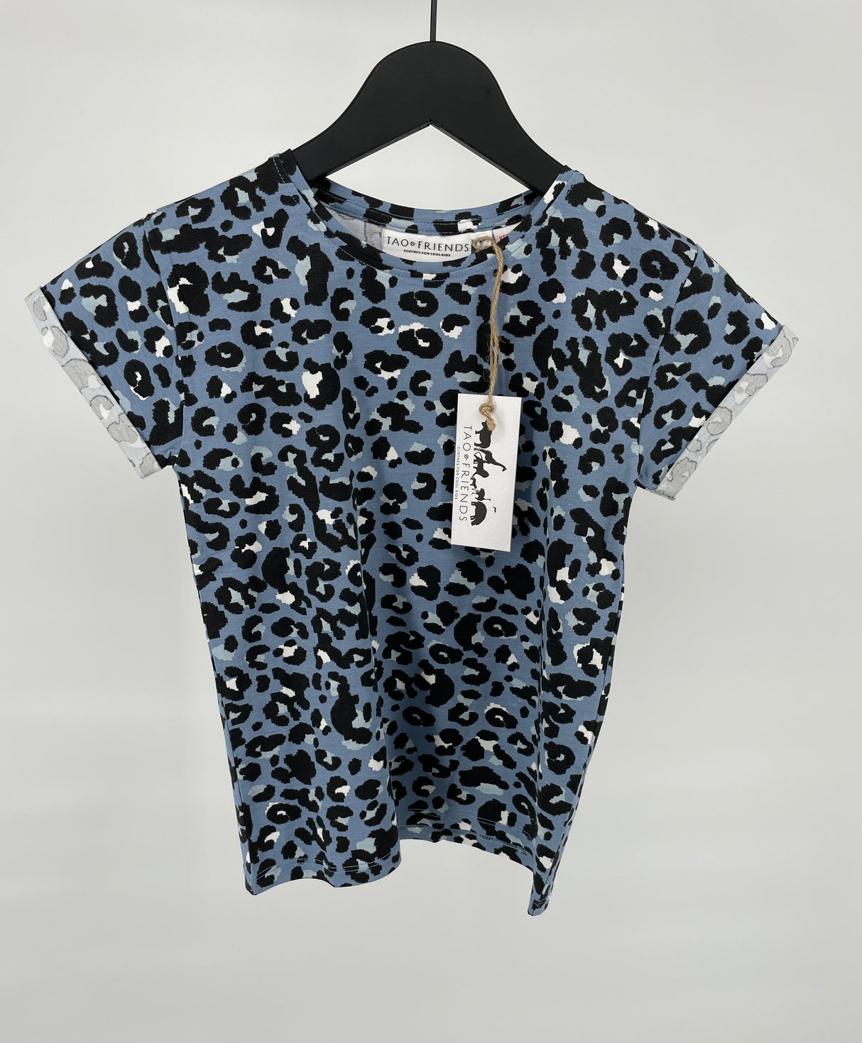 T-shirt Blauw Luipaard