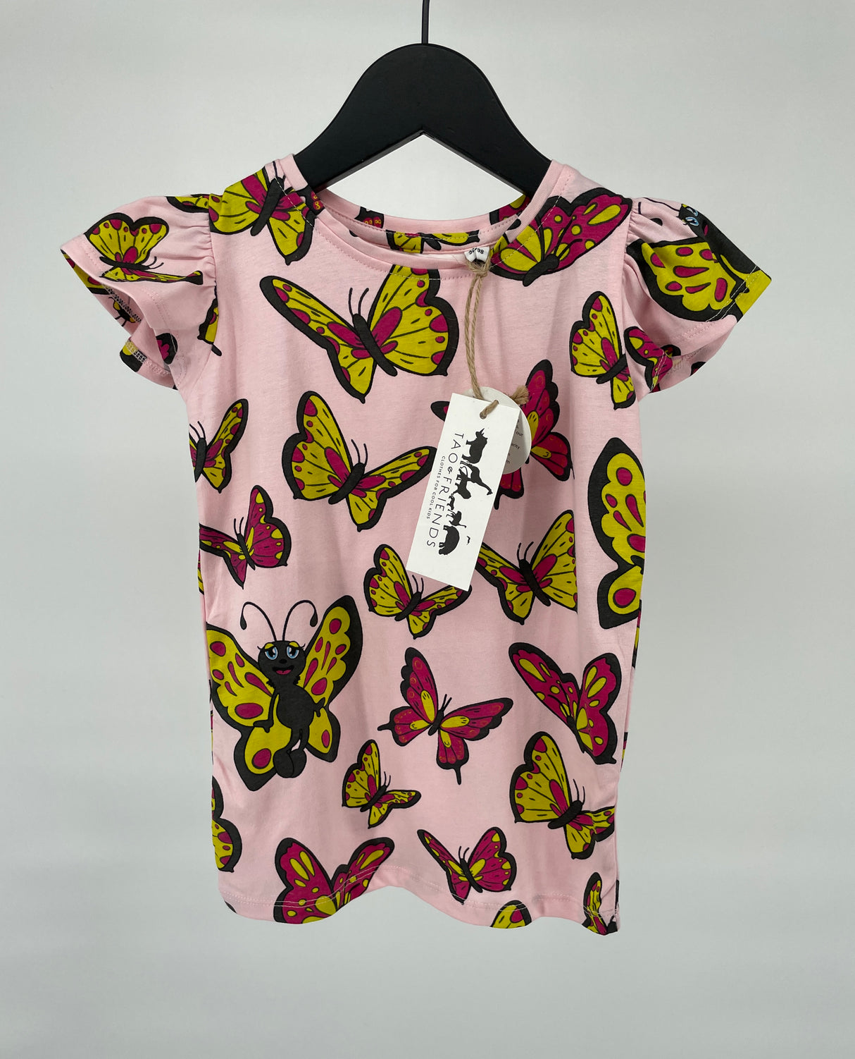 T-shirt Roze Vlinders Maat 92 / 98