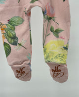 Pyjama Roze Bloemen Print Maat 80