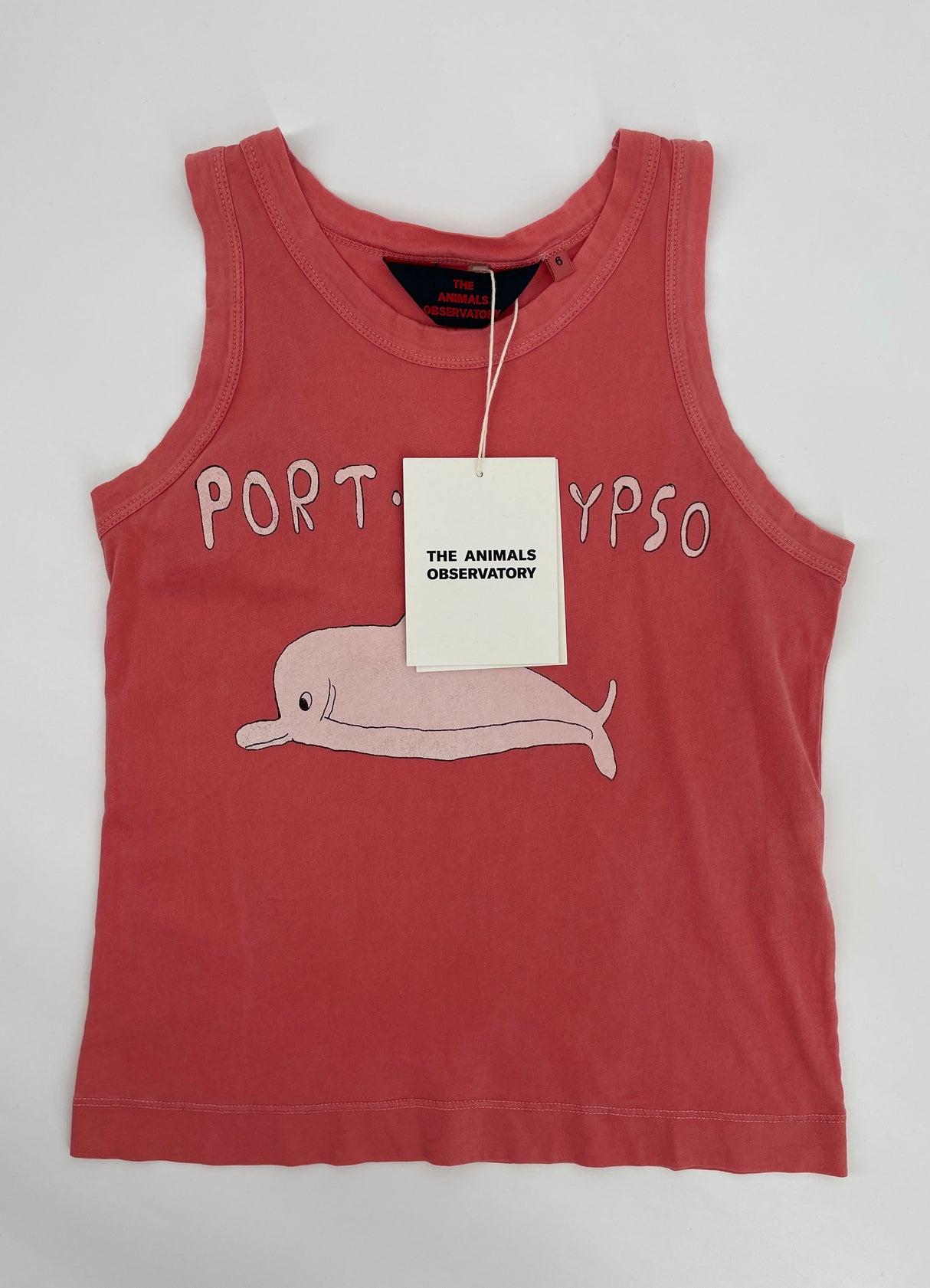 Tanktop Rood Dolfijn Maat 116