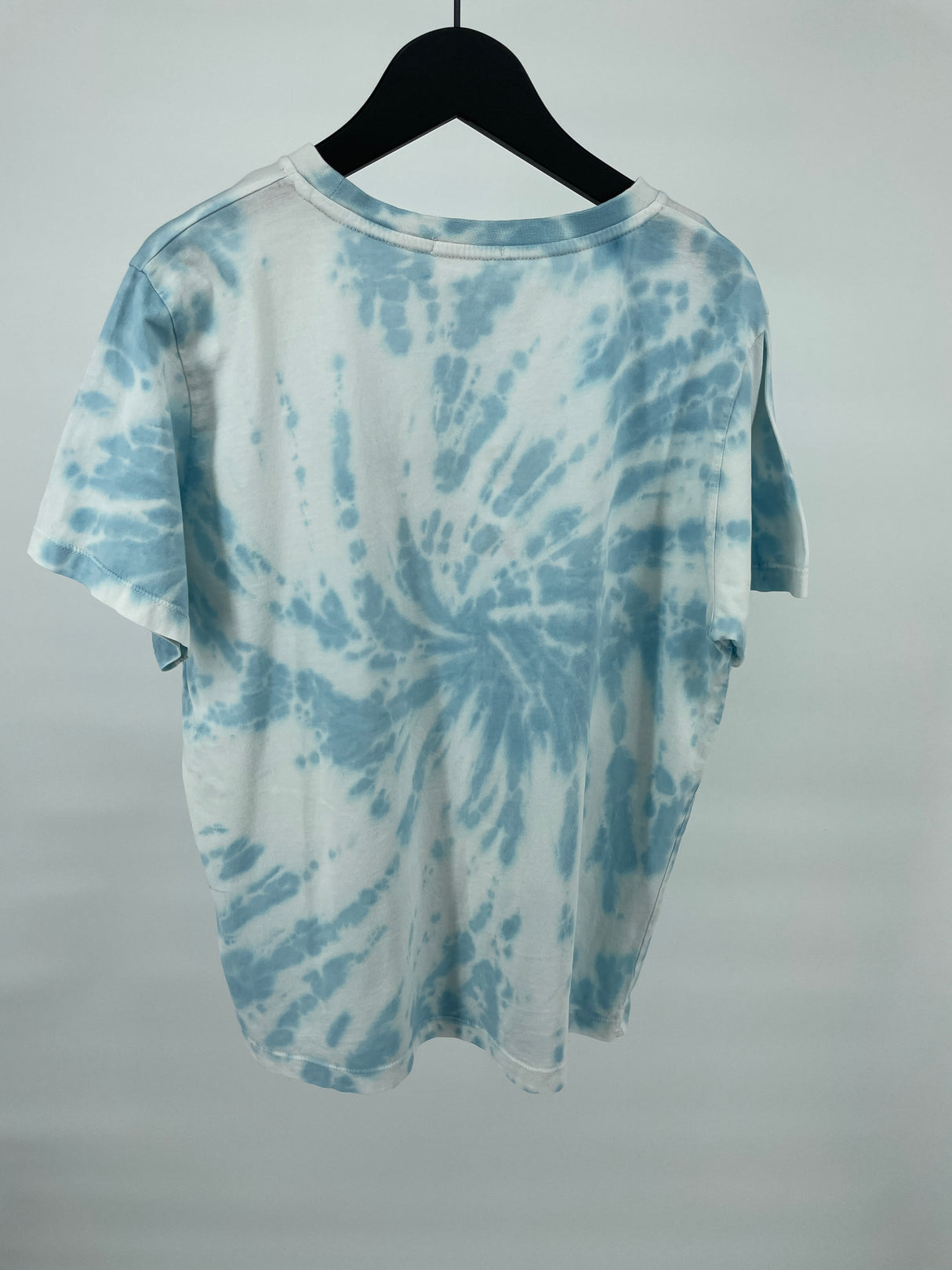 T-shirt Blauw Wit Tie Dye Maat 158 / 164