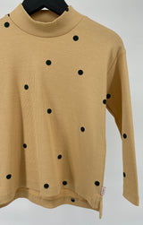 Longsleeve Beige met Stippen