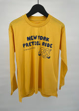 Longsleeve Geel New York Pretzel Ride Maat 140