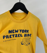 Longsleeve Geel New York Pretzel Ride Maat 140