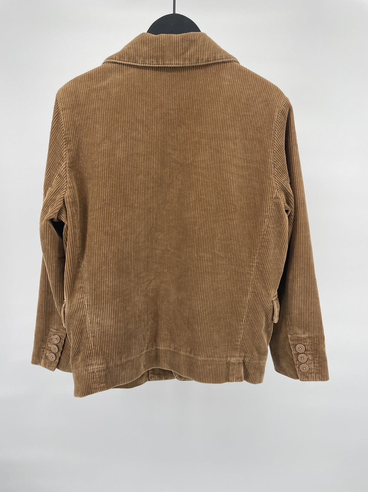Corduroy Rib Jas Bruin Maat 128