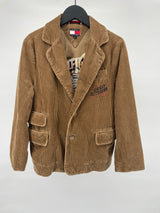 Corduroy Rib Jas Bruin Maat 128