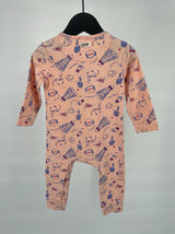 Babypak Roze met Print Maat 68