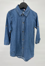 Jurk Blauw Denim Maat 86