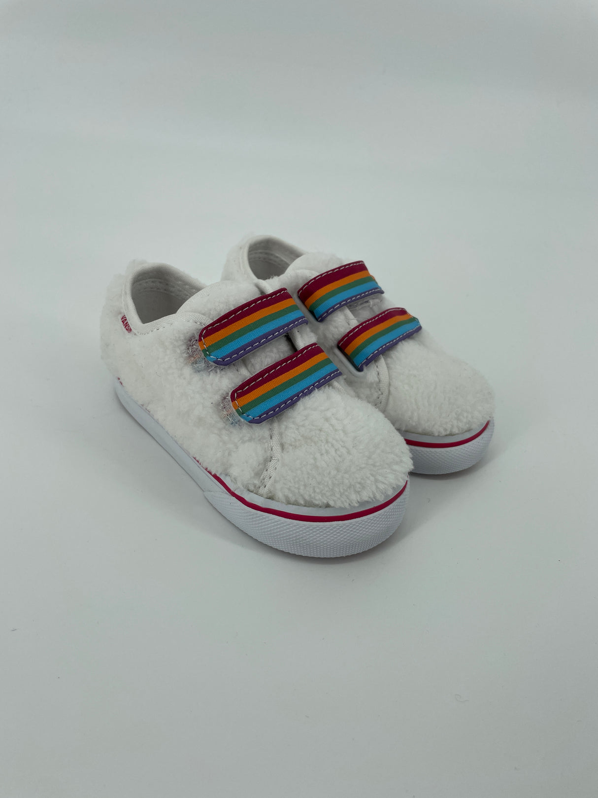 Klittenband Schoenen Wit Regenboog Maat 22,5