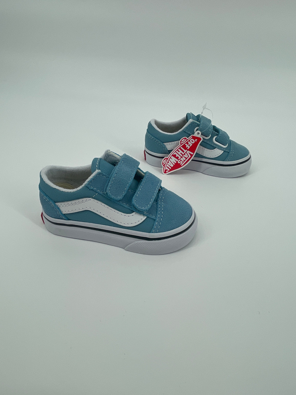 Old Skool V Schoenen Blauw Wit Maat 20