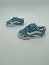 Old Skool V Schoenen Blauw Wit Maat 20