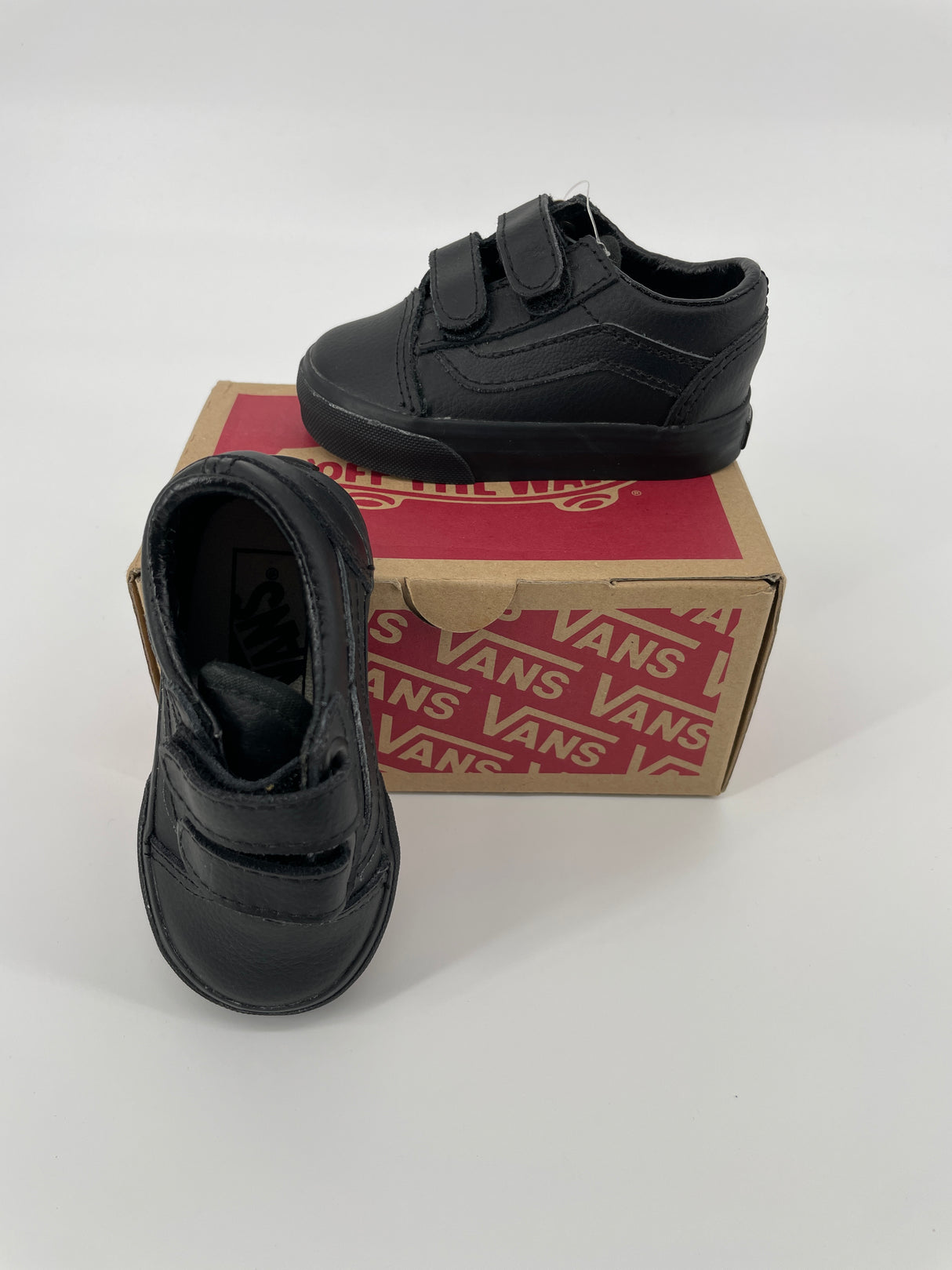 Vans Old Skool V Zwart Leer Maat 20 – Mini Treasures