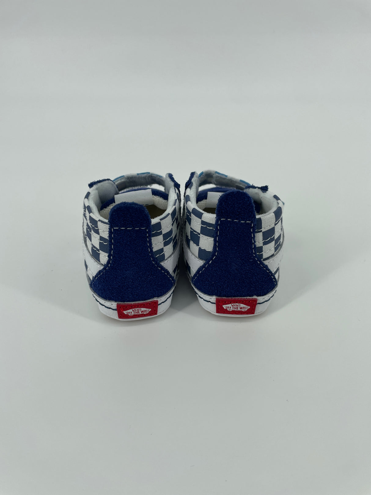 Sk8-Hi Crib Schoentjes Blauw Wit Geblokt Maat 19