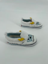 Slip On Yeti Wit Lichtblauw Maat 24