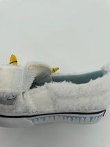 Slip On Yeti Wit Lichtblauw Maat 24