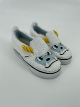 Slip On Yeti Wit Lichtblauw Maat 24
