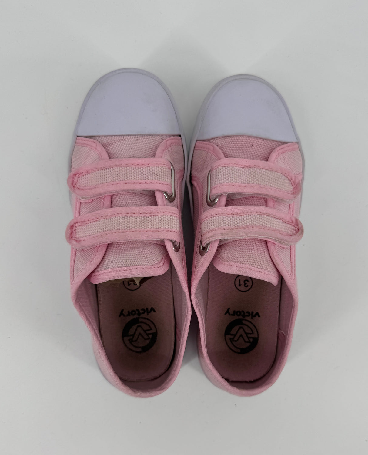 Gymschoenen Roze Canvas Klittenband Maat 31