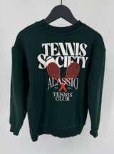Trui Donkergroen Tennis Society Maat 122 / 128