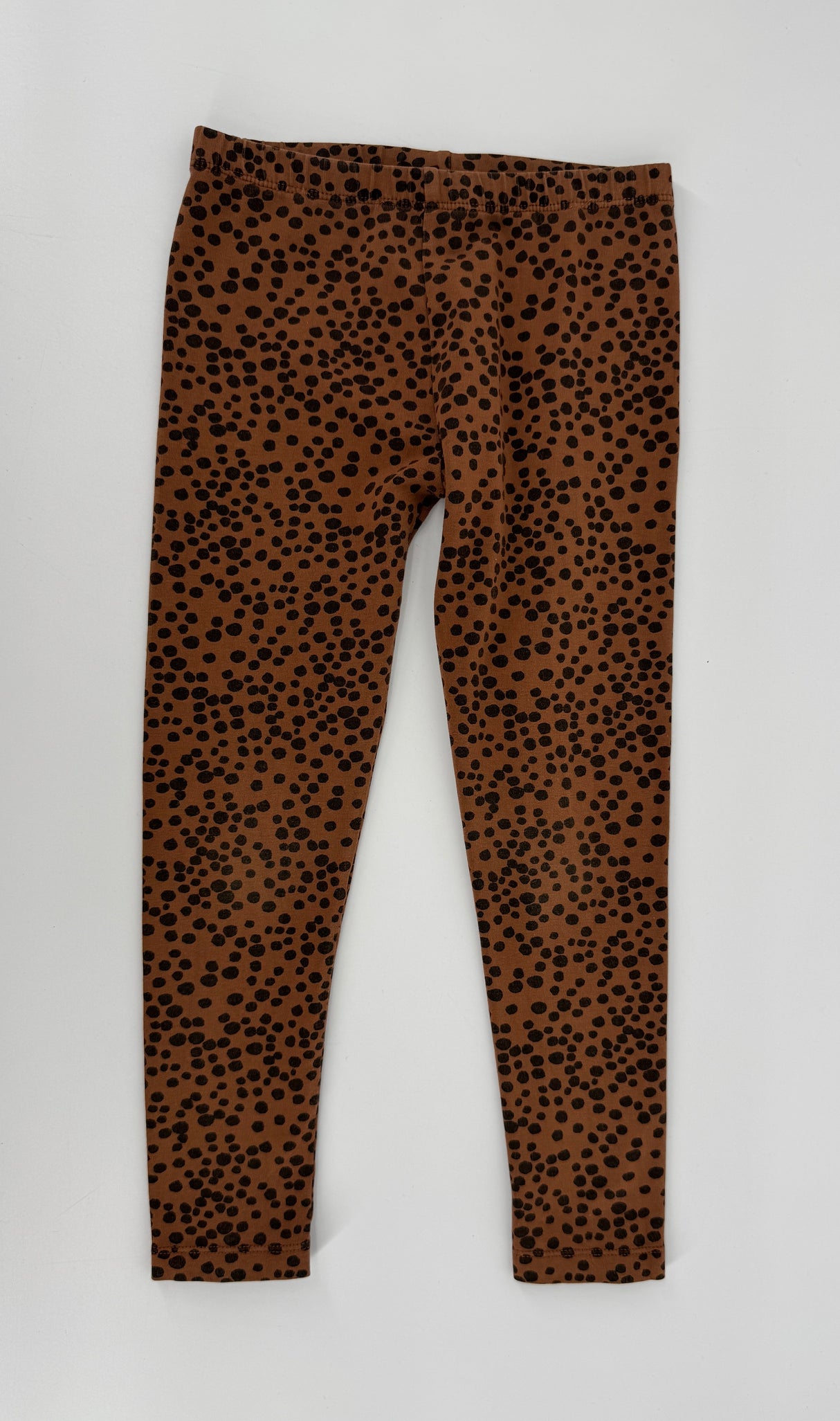 Legging Bruin Stippen Print Maat 104