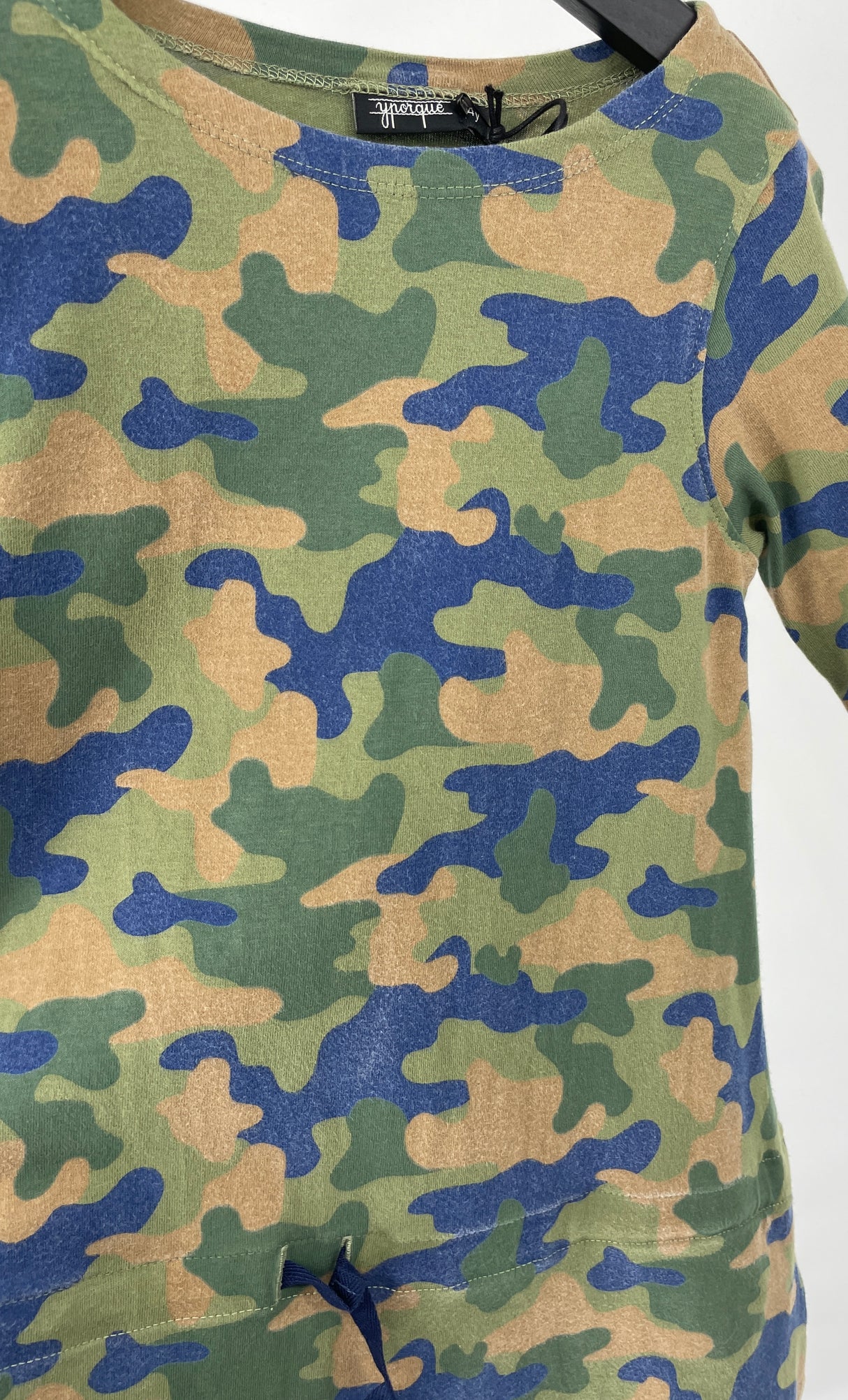 Jurk Lange Mouwen Groen Camouflage Maat 110